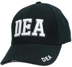 DEA Justice Wear Embroidered Law Enforcement Cap