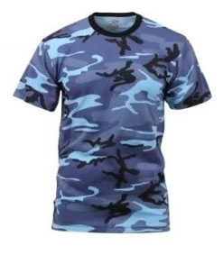 Sky Blue Camo T-Shirt