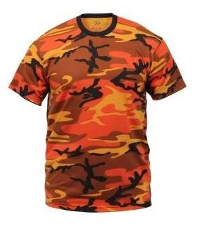 Savage Orange Camo T Shirt 1 Savage Orange Camo T Shirt