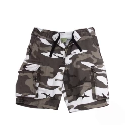 City Camo Vintage Paratrooper, Six Pockets, Zipper Fly - Cargo Shorts
