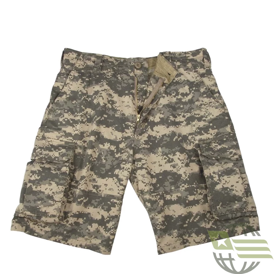 ACU Digital Camo Vintage Paratrooper, Six Pockets - Cargo Shorts 1 ACU Digital Camo Vintage Paratrooper, Six Pockets - Cargo Shorts