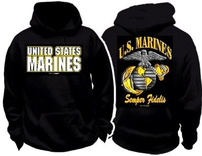 Marine Corps Eagle Globe And Anchor Hoodie 1 Marine Corps Eagle Globe And Anchor Hoodie