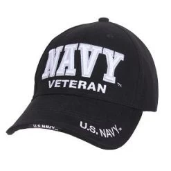 Deluxe Low Profile US Navy Veteran Cap