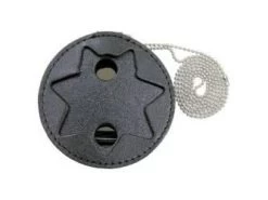 7pt Star Neck Badge Holder