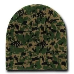 Woodland Digital Camouflage Beanie