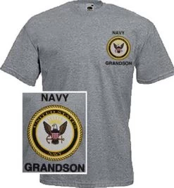 Navy Grandson T-Shirt