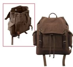 Vintage Expedition Rucksack Backpack -Fashion-Military Uniform 55531 20160114 091753735