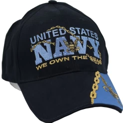 Navy Cap W/ Eagle - We Own The Seas -Fashion-Military Uniform 5667v2.1