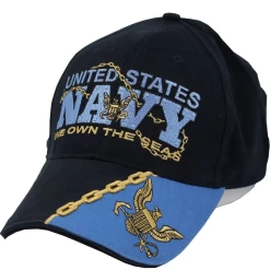 Navy Cap W/ Eagle - We Own The Seas -Fashion-Military Uniform 5667v2.2