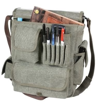 M-51 Engineers Field Bag With Leather Accents 2 M-51 Engineers Field Bag With Leather Accents - Image 2