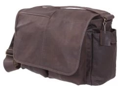 Leather Messenger Bag