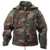 Woodland Camo Tactical Soft Shell Jacket