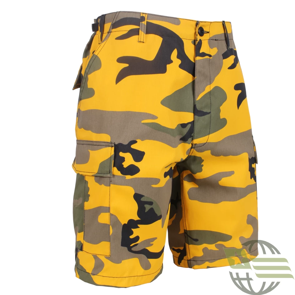 Yellow Camo BDU Shorts 1 Yellow Camo BDU Shorts