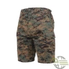 Woodland Digital Camo, Button Fly, 6 Pockets, Perfect Fit - BDU Shorts