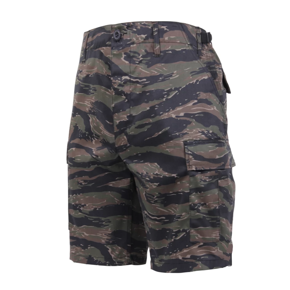 Tiger Stripe Camo, Button Fly, 6 Pockets, Perfect Fit - BDU Shorts 1 Tiger Stripe Camo, Button Fly, 6 Pockets, Perfect Fit - BDU Shorts