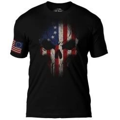 Betsy Ross Flag Skull Premium Men's T-Shirt