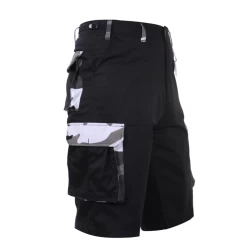 Black City Camo, Durable Poly/Cotton, 6 Pockets, Perfect Fit - BDU Shorts