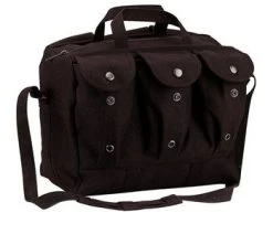 GI Military Style Heavyweight Canvas Shooters Equipment Bag 5 GI Military Style Heavyweight Canvas Shooters Equipment Bag -Fashion-Military Uniform 8158blk hr1