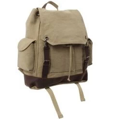 Vintage Expedition Rucksack Backpack -Fashion-Military Uniform 8708 cat khaki hr