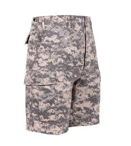 ACU Digital Camo, Button Fly, Adjustable Waist Tabs - BDU Shorts 3 ACU Digital Camo, Button Fly, Adjustable Waist Tabs - BDU Shorts - Image 3