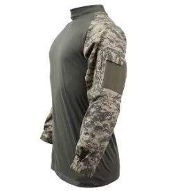 ACU Digital Camo Fire Retardant NYCO Combat Shirt -Fashion-Military Uniform acu digital combat shirt 2