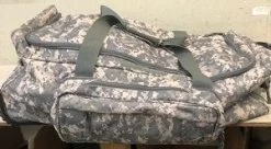 Used ACU Zippered Rolling Duffle Bag 7 Used ACU Zippered Rolling Duffle Bag -Fashion-Military Uniform acu zippered duffle 3