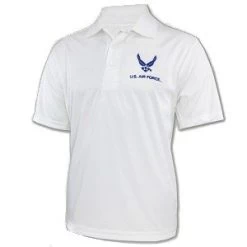 Air Force Performance Polo 8 Air Force Performance Polo -Fashion-Military Uniform air force polo white