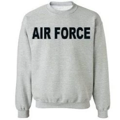US Air Force Military Physical Training PT Crewneck Sweatshirt