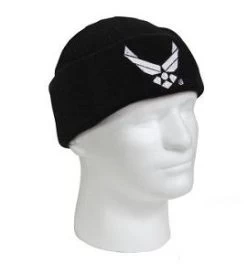 Air Force Watch Cap With Wing Design