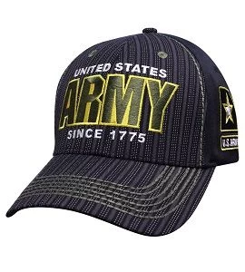 US Army Military Double Pinstripe Cap 1 US Army Military Double Pinstripe Cap