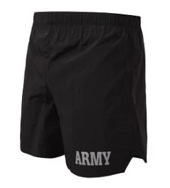 Black Army PT Shorts, Inside Key Pocket, ID Pocket - PT Shorts 5 Black Army PT Shorts, Inside Key Pocket, ID Pocket - PT Shorts -Fashion-Military Uniform army pt shorts
