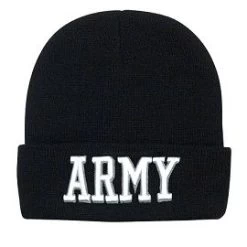 Army Text Watch Cap