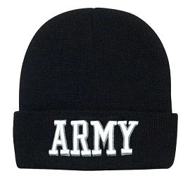Army Text Watch Cap 1 Army Text Watch Cap