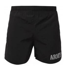 Black Army PT Shorts, Inside Key Pocket, ID Pocket - PT Shorts 1 Black Army PT Shorts, Inside Key Pocket, ID Pocket - PT Shorts