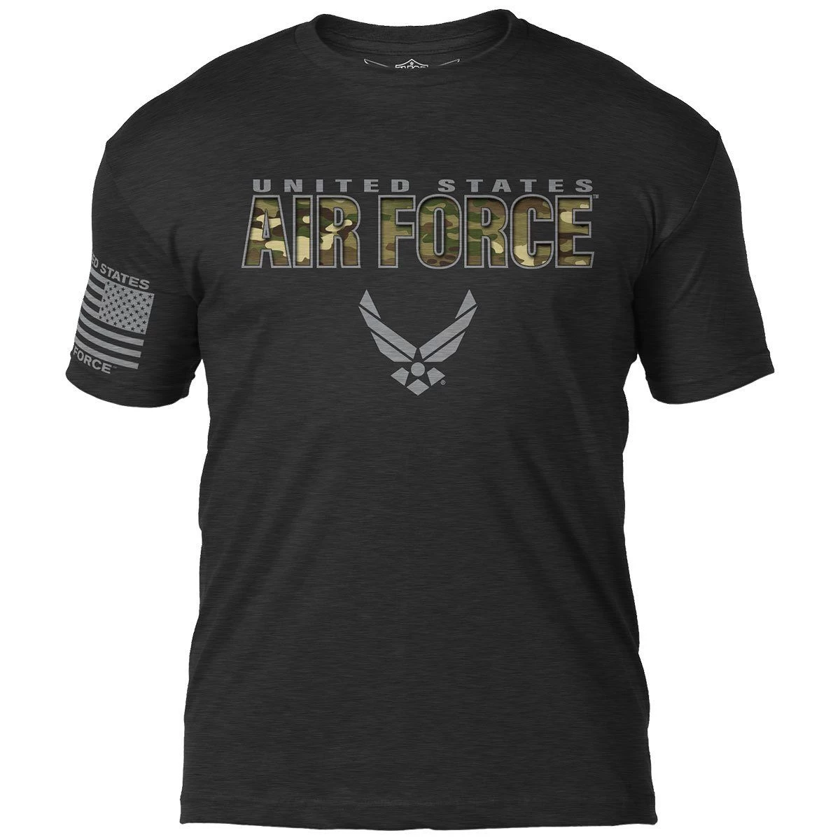 U.S. Air Force Camo Text T-Shirt 1 U.S. Air Force Camo Text T-Shirt