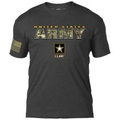 Army Camo Text T-Shirt