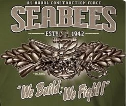 US Navy Seabees Vintage Men's Premium T-Shirt -Fashion-Military Uniform bat 175agrn seabees t shirts 1