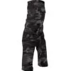 Black BDU Camo Pants