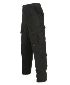 Black TRU Trouser -Fashion-Military Uniform black acu pants side