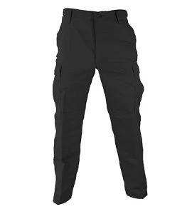 Black 100% Cotton Ripstop BDU Pants 3 Black 100% Cotton Ripstop BDU Pants - Image 3