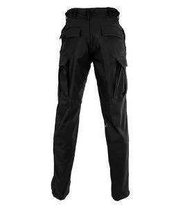 Black Poly Cotton Battle Ripstop BDU Pants 1 Black Poly Cotton Battle Ripstop BDU Pants