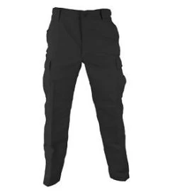 Black Poly Cotton Battle Ripstop BDU Pants 5 Black Poly Cotton Battle Ripstop BDU Pants -Fashion-Military Uniform black bdu pants 65 35