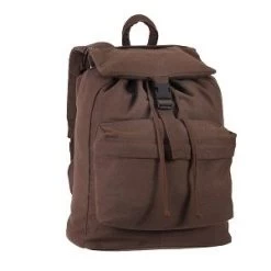Lightweight Canvas Day Pack 18 Lightweight Canvas Day Pack -Fashion-Military Uniform brown day pack