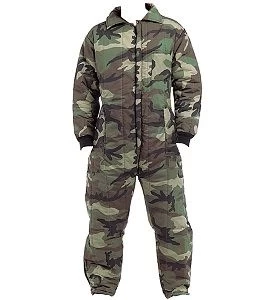 Woodland Camo Insulated Coveralls 1 Woodland Camo Insulated Coveralls