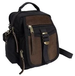 Canvas & Leather Travel Shoulder Bag 13 Canvas & Leather Travel Shoulder Bag -Fashion-Military Uniform canvas leather shoulder bag 2836