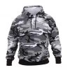 City Camo Fleece Lined Camo Pullover Hooded Sweatshirt