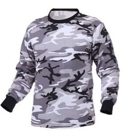 Long Sleeve City Camo T Shirt