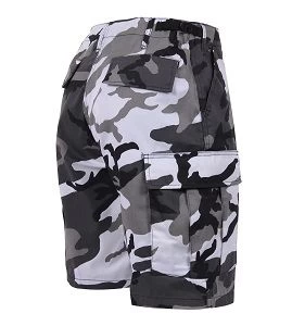 City Camo, Adjustable Waist Tabs, 6 Pockets, Button Fly - BDU Shorts 4 City Camo, Adjustable Waist Tabs, 6 Pockets, Button Fly - BDU Shorts - Image 4