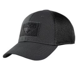 Condor Black Flex Fit Mesh Tactical Cap