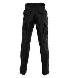 Black 100% Cotton Ripstop BDU Pants